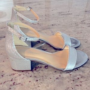 Betsey Johnson Silver Evening Shoe
